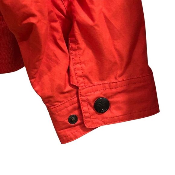 Vintage Nautica Women's Hooded Striped Jacket Red Size M Spring - Picture 12 of 16